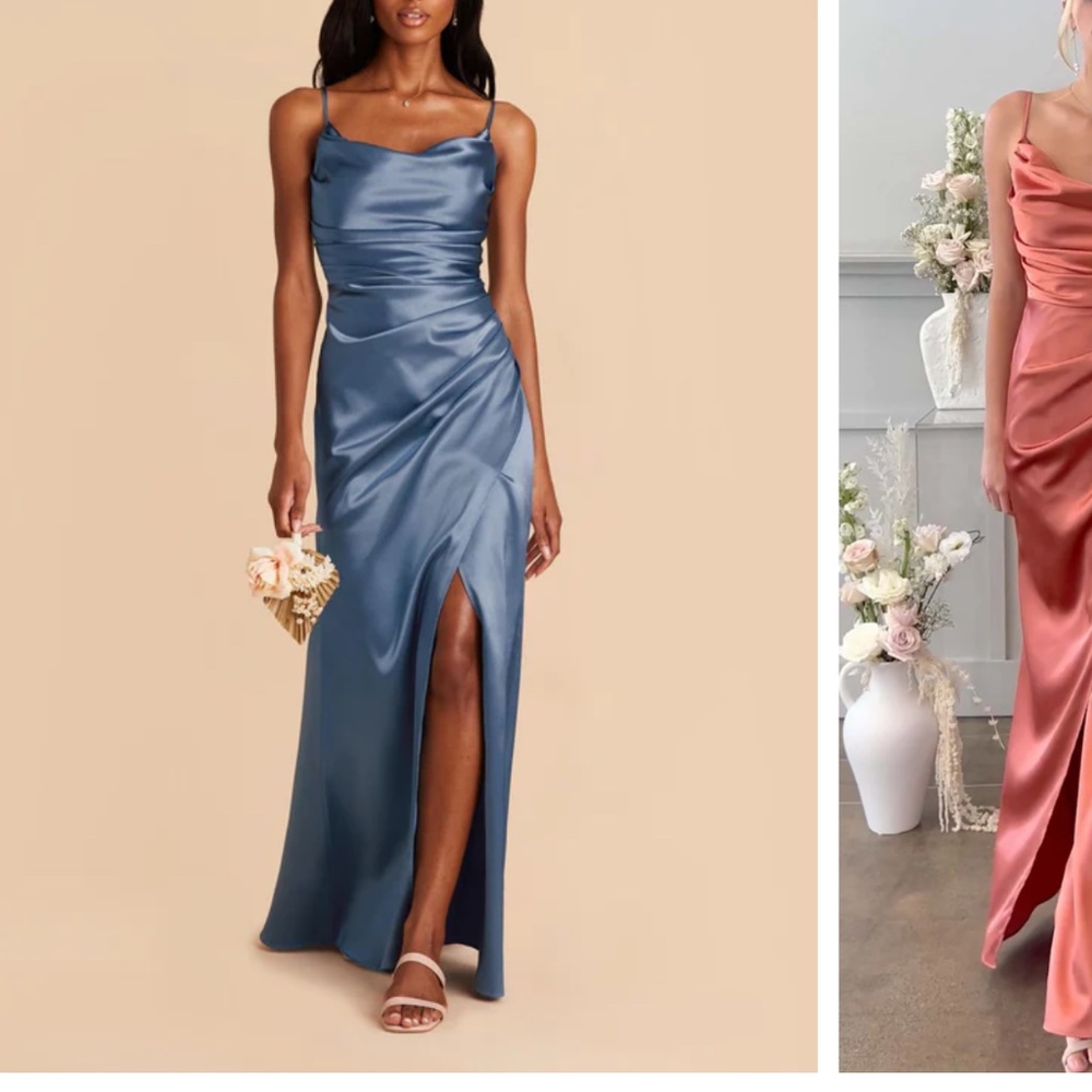 Birdy grey Lydia shiny satin twilight M